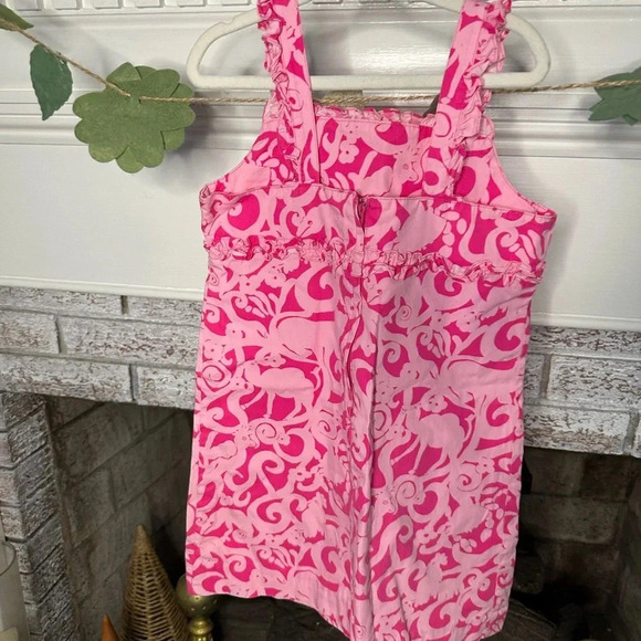 VTG white tag Lilly Pulitzer shift dress girls size 6 - Picture 2 of 3